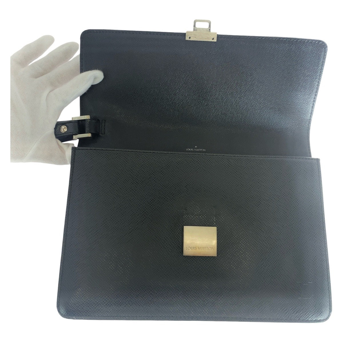 LOUIS VUITTON ルイヴィトン タイガ セレンガ アルドワーズ シルバー金具 レザー M30782 セカンドバッグ クラッチバッグ  メンズ