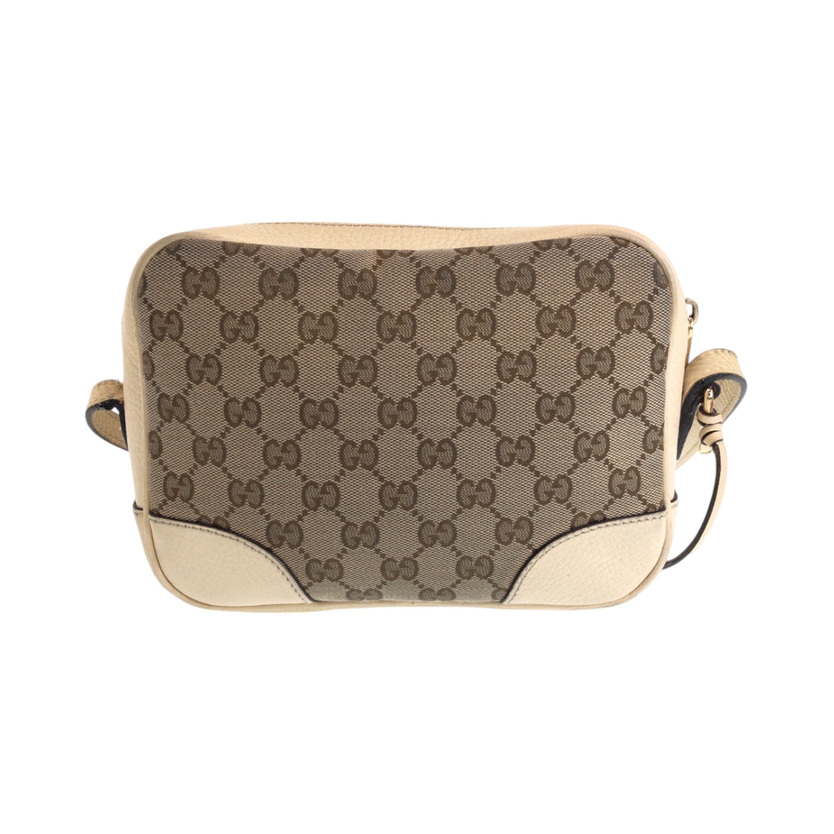 13401
GUCCI グッチ ベージュ アイボリー ゴールド金具 GGキャンバス 449413 ショルダーバッグ ポシェット  レディース