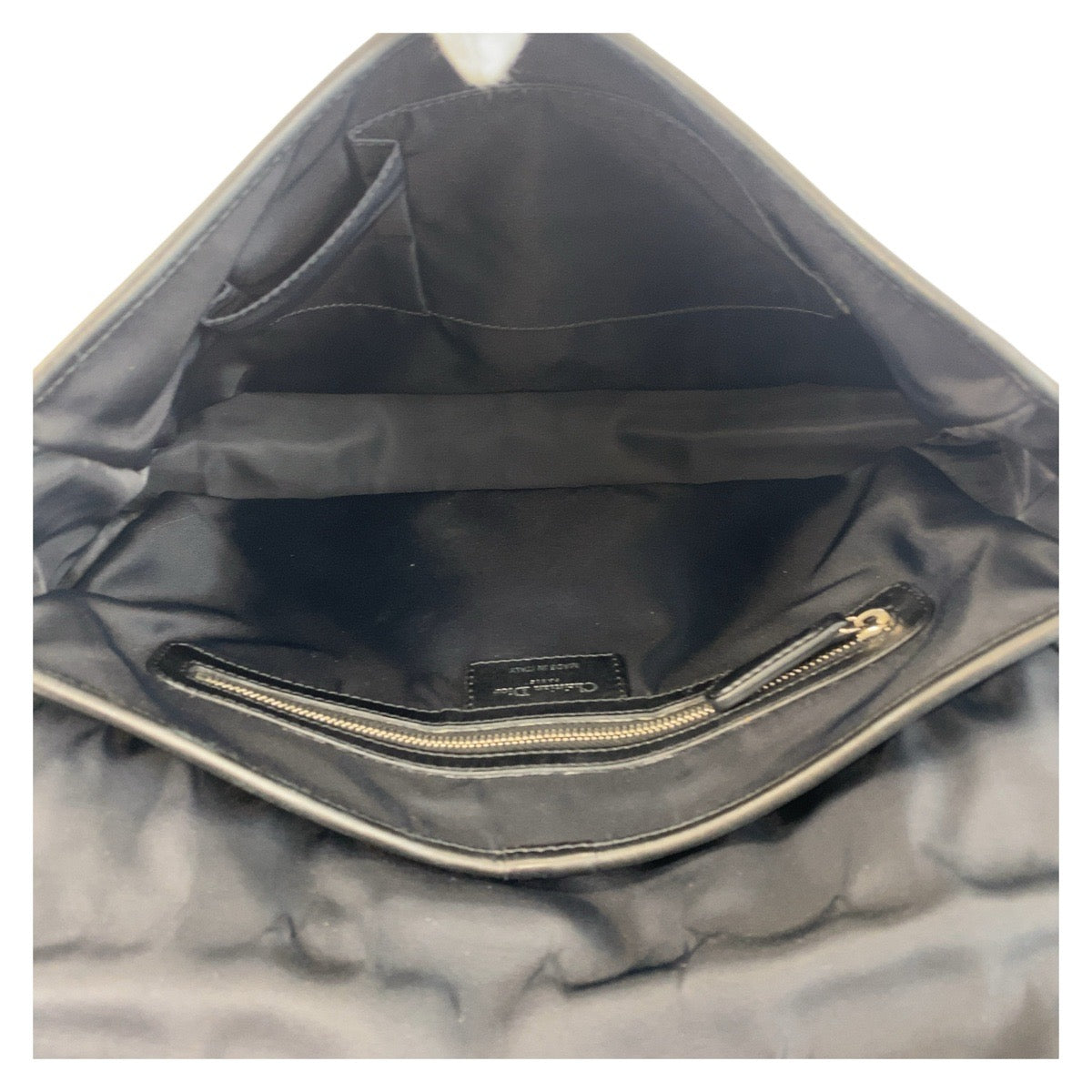 14079
Dior ディオール カナージュ ブラック 黒 シルバー金具 ナイロン 斜め掛け ショルダーバッグ メッセンジャーバッグ  レディース ABP54
