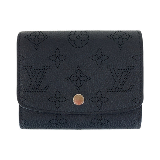 13409
LOUIS VUITTON ルイヴィトン モノグラム マヒナ ポルトフォイユ イリス コンパクト ブラック 黒 シルバー金具 レザー M62540 折財布 コンパクトウォレット 男女兼用  レディース