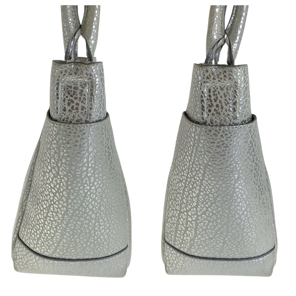 13413
TIFFANY&Co. ティファニー ライリー ペブルド シルバー ティファニーブルー シルバー金具 レザー ショルダーバッグ トートバッグ 2way  レディース