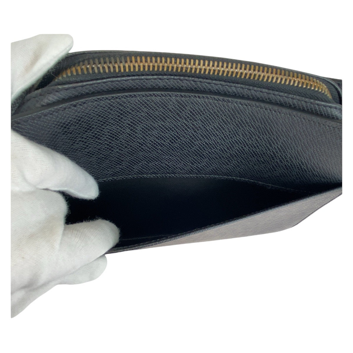 13416
LOUIS VUITTON ルイヴィトン タイガ バイカル アルドワーズ 黒 シルバー金具 レザー M30182 セカンドバッグ クラッチバッグ  メンズ