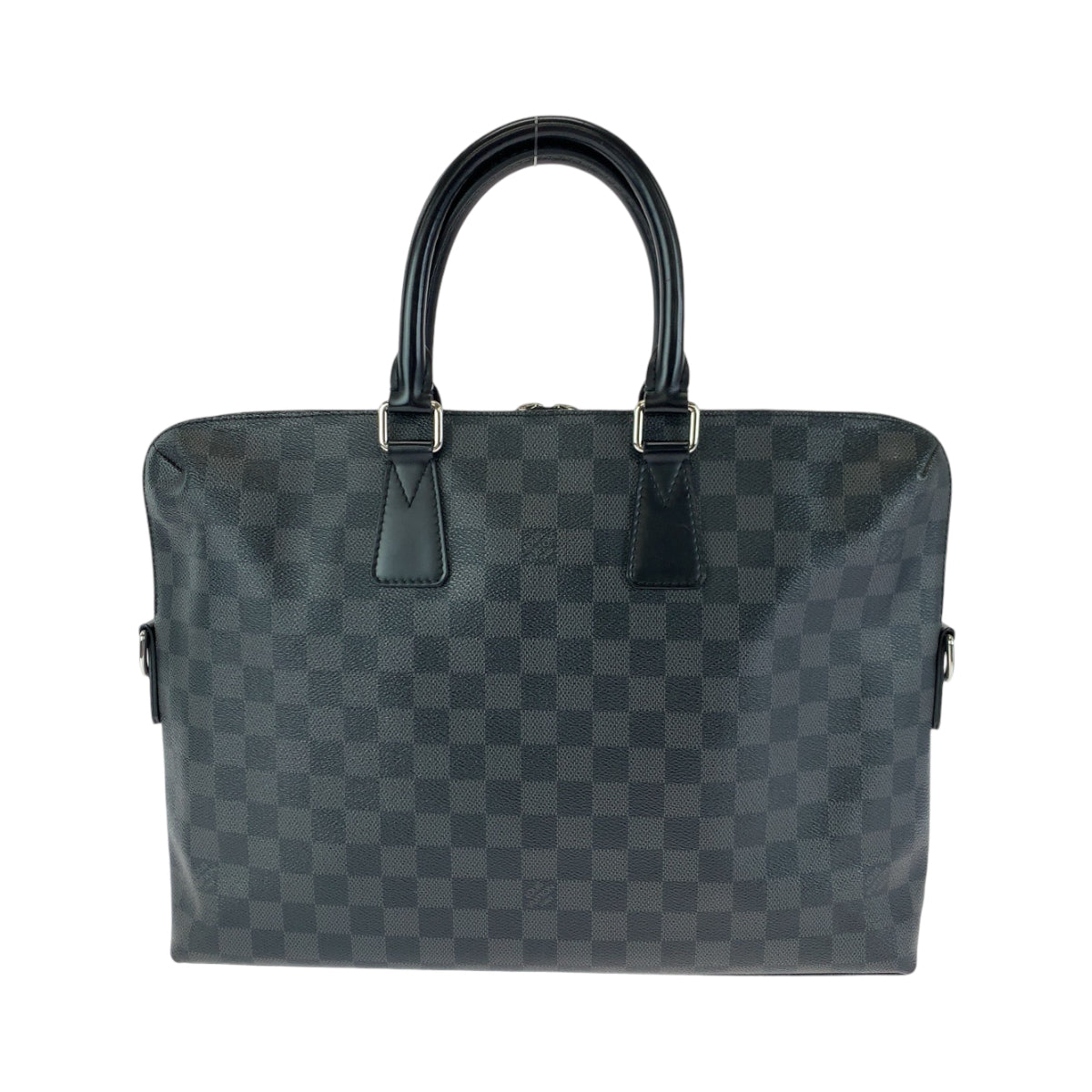 12776
LOUIS VUITTON ルイヴィトン ダミエ グラフィット ポルトドキュマン ジュール PDJ ブラック グレー シルバー金具 PVC N48224 ビジネスバッグ ブリーフケース  メンズ