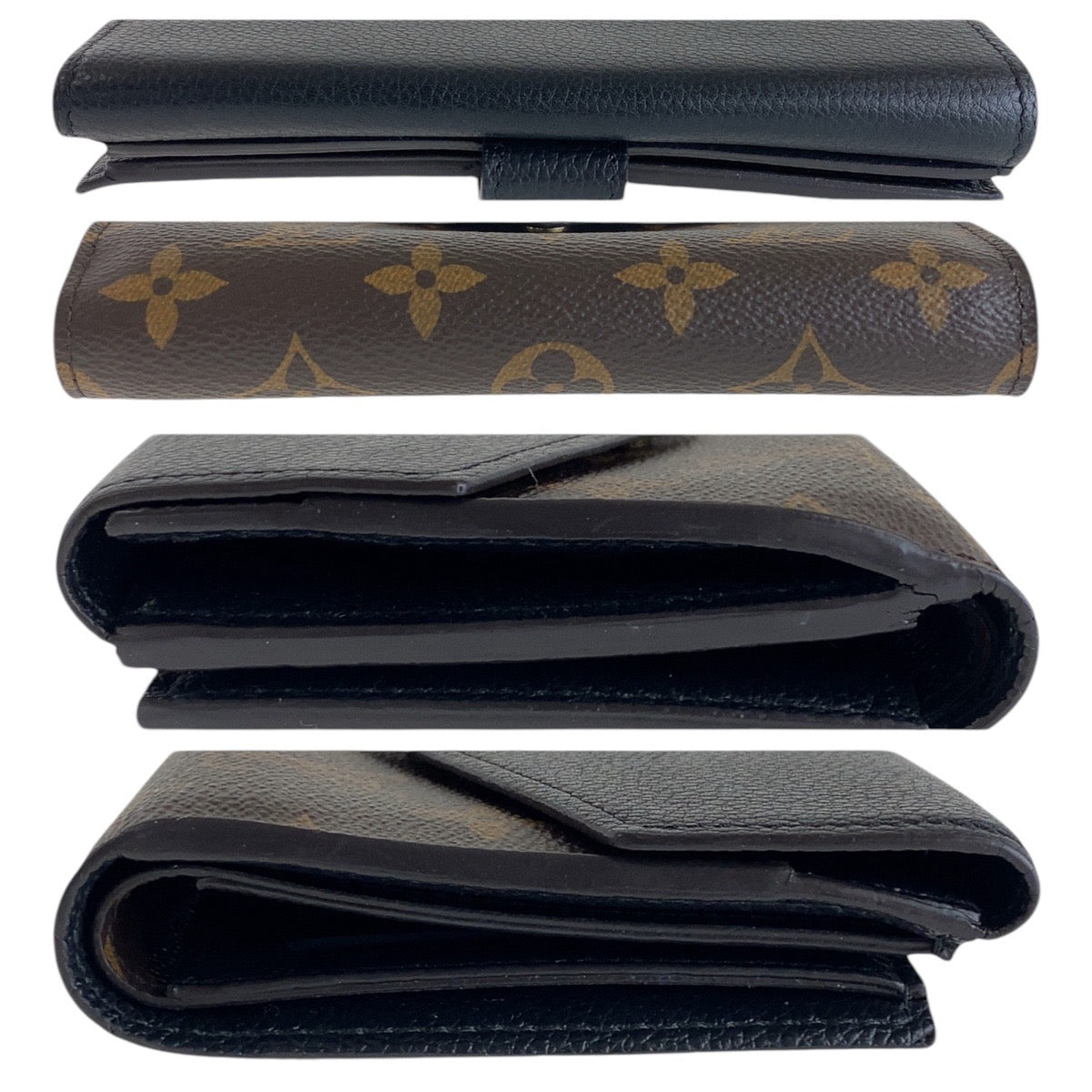 13420
LOUIS VUITTON ルイヴィトン モノグラム ポルトフォイユ パラスコンパクト ブラウン ブラック 黒 ゴールド金具 PVC M60990 折財布 コンパクトウォレット  レディース