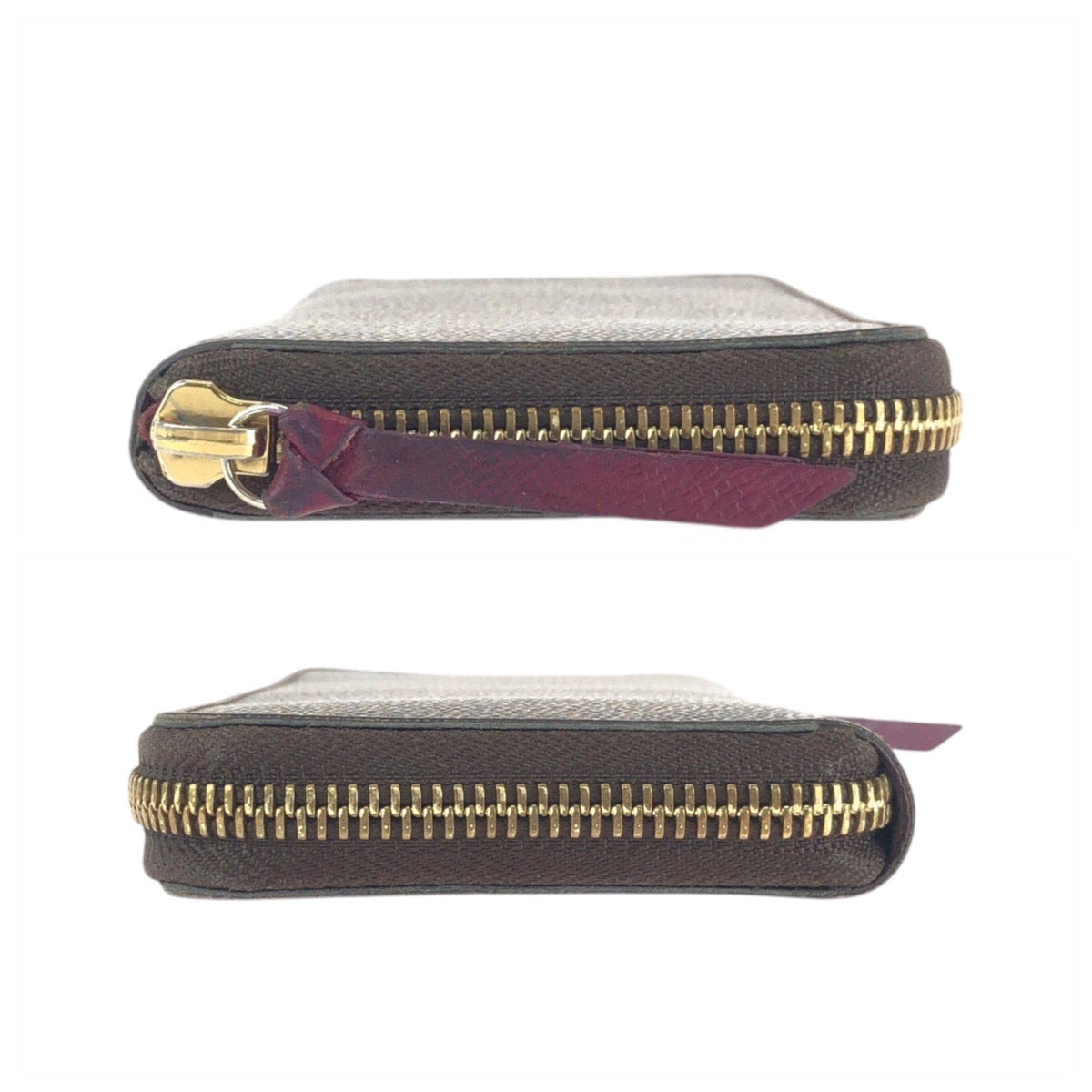 13421
LOUIS VUITTON ルイヴィトン モノグラム ポルトフォイユ クレマンス フーシャ ゴールド金具 PVC M60742 ロングウォレット  レディース