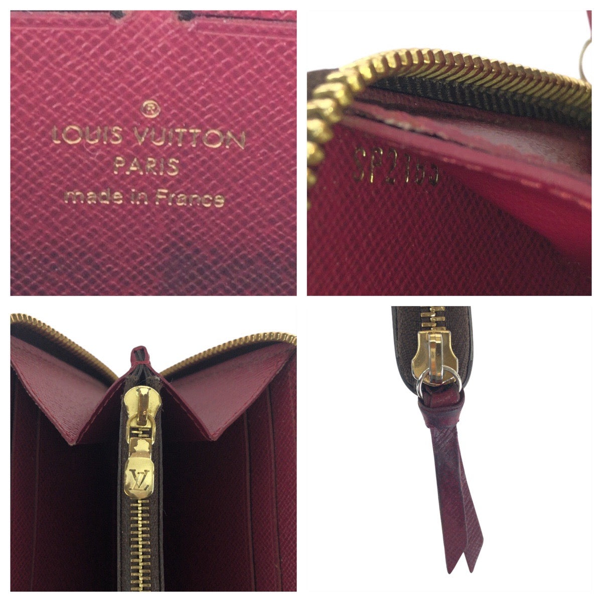 13421
LOUIS VUITTON ルイヴィトン モノグラム ポルトフォイユ クレマンス フーシャ ゴールド金具 PVC M60742 ロングウォレット  レディース