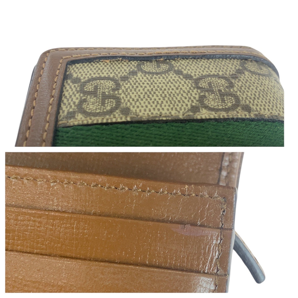 13428
GUCCI グッチ ジャッキー ブラウン マルチカラー ゴールド金具 GGスプリームキャンバス / レザー 645536 折財布 コンパクトウォレット  レディース ABP26