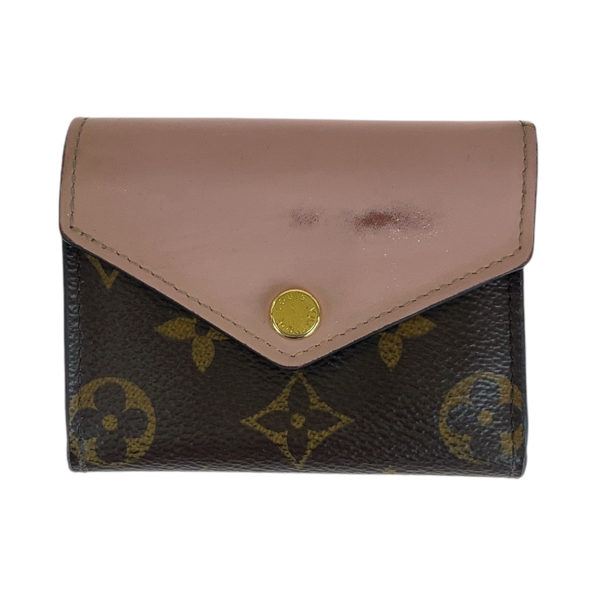 12780
LOUIS VUITTON ルイヴィトン モノグラム ポルトフォイユ ゾエ ローズバレリーヌ ピンク ブラウン ゴールド金具 レザー / PVC M62933 折財布 コンパクトウォレット  レディース