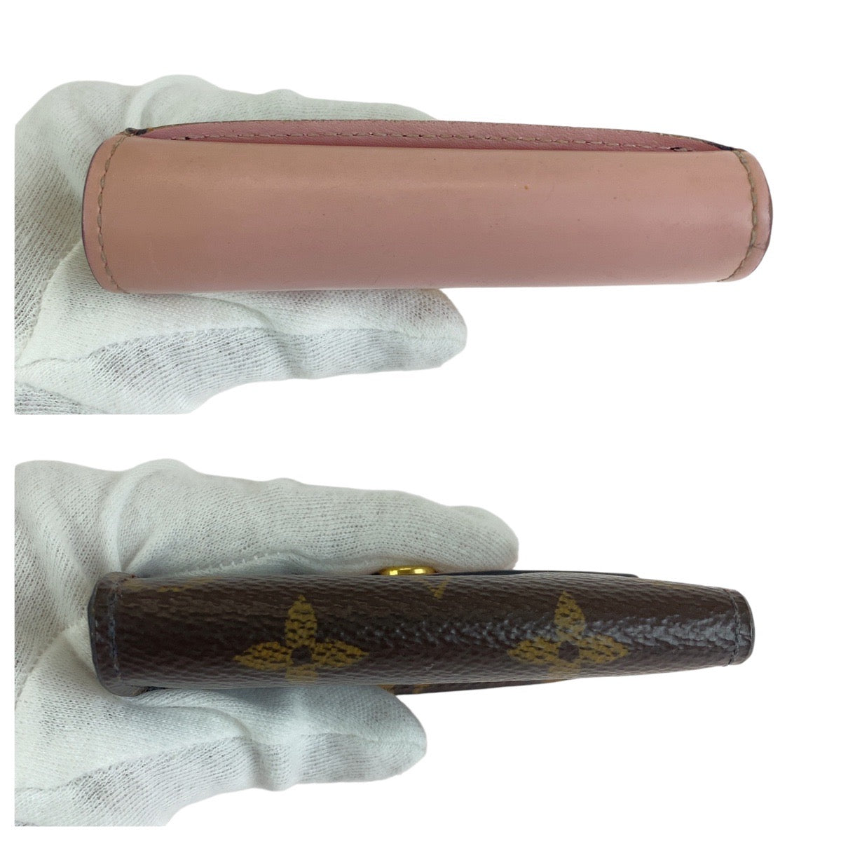 12780
LOUIS VUITTON ルイヴィトン モノグラム ポルトフォイユ ゾエ ローズバレリーヌ ピンク ブラウン ゴールド金具 レザー / PVC M62933 折財布 コンパクトウォレット  レディース