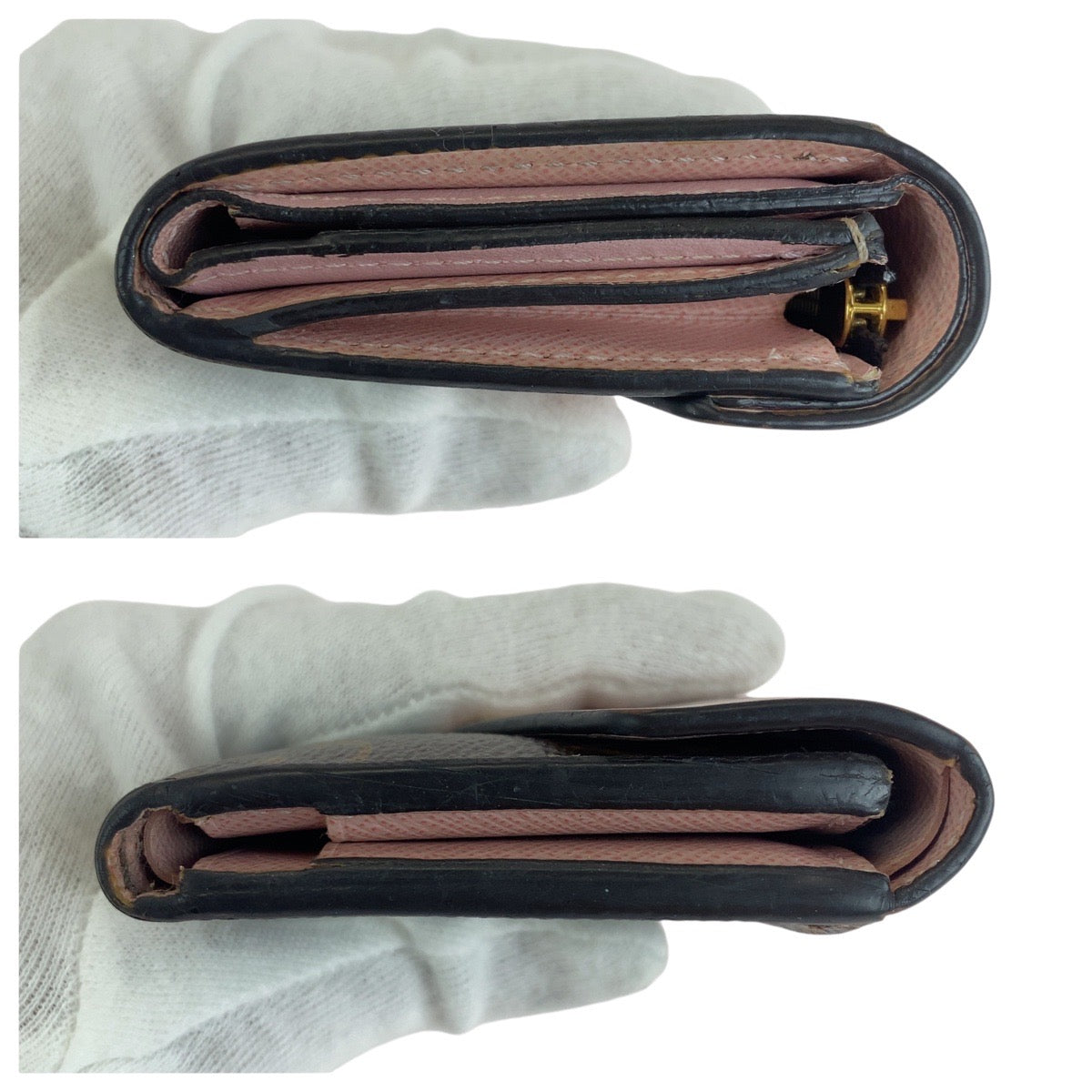 12780
LOUIS VUITTON ルイヴィトン モノグラム ポルトフォイユ ゾエ ローズバレリーヌ ピンク ブラウン ゴールド金具 レザー / PVC M62933 折財布 コンパクトウォレット  レディース