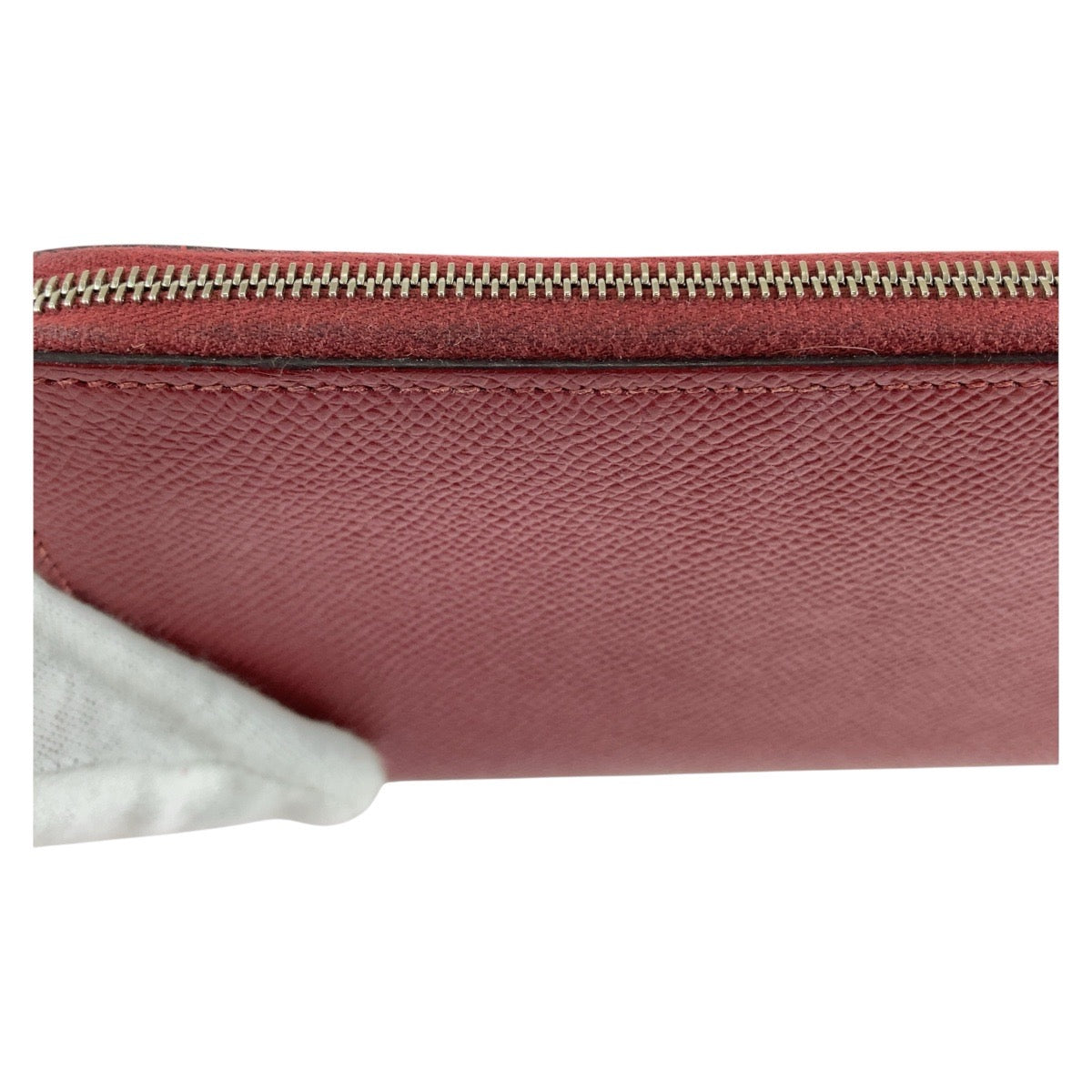 13437
HERMES エルメス アザップロング シルクイン ルビー ワインレッド ボルドー シルバー金具 ヴォーエプソン / シルク 長財布 ラウンドファスナー 男女兼用 X刻印  レディース