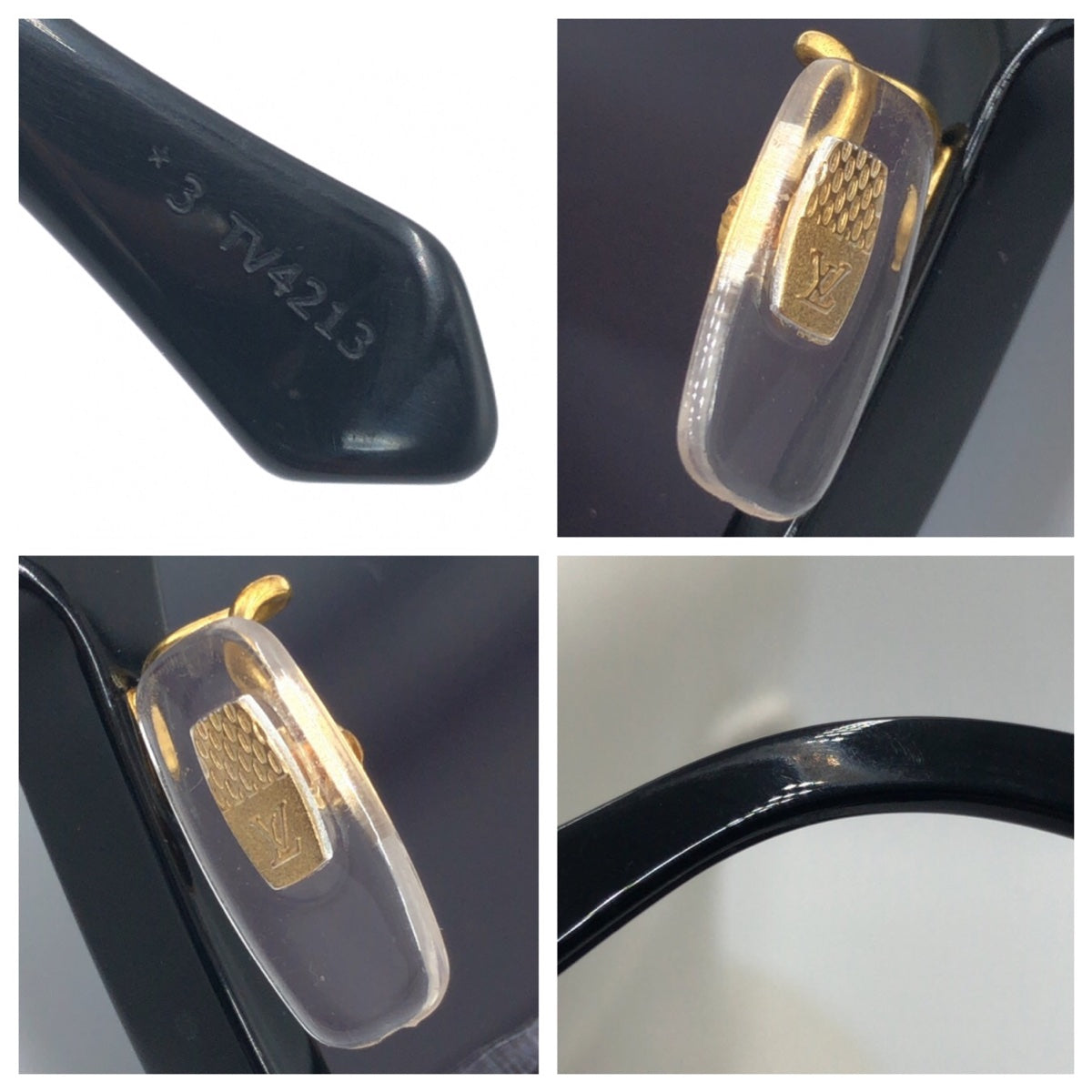 13442
LOUIS VUITTON ルイヴィトン コンディフェンス スクエア ブラック 黒 ゴールド プラスチック Z2063U 93L 54□18 150 サングラス ウェリントン  メンズ