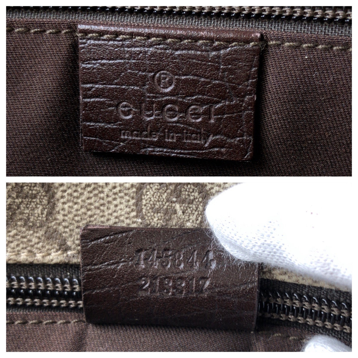 13446
GUCCI グッチ シェリーライン ベージュ ブラウン シルバー金具 GGスプリームキャンバス 145844 ショルダーバッグ メッセンジャーバッグ  メンズ
