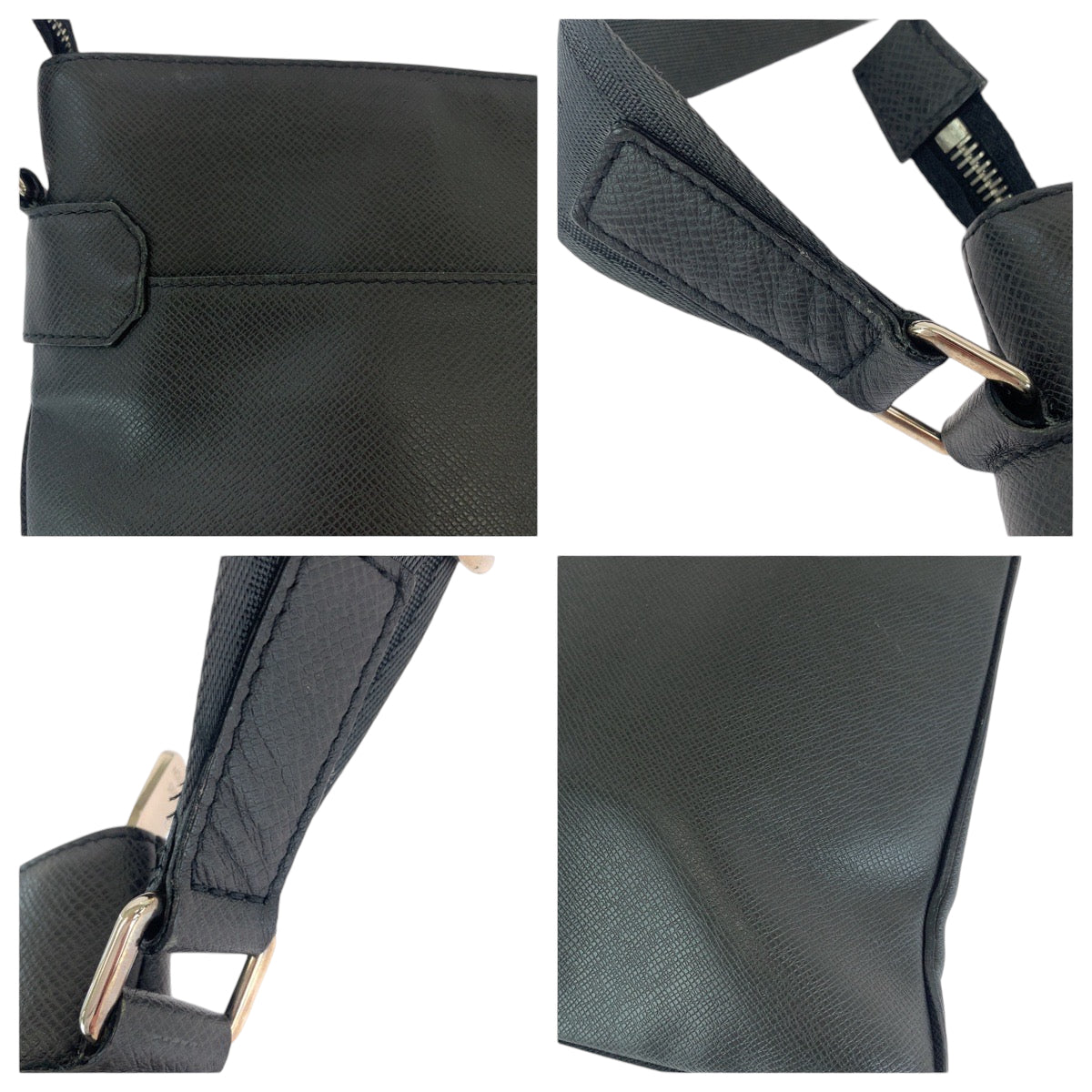 LOUIS VUITTON ルイヴィトン タイガ サシャ アルドワーズ ブラック 黒 シルバー金具 タイガ M32712 ショルダーバッグ メッセンジャーバッグ  メンズ
