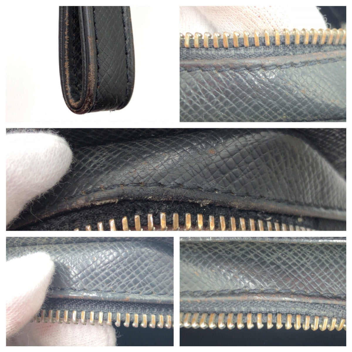 13449
LOUIS VUITTON ルイヴィトン バイカル ブラック 黒 シルバー金具 タイガ M30182 セカンドバッグ クラッチバッグ  メンズ