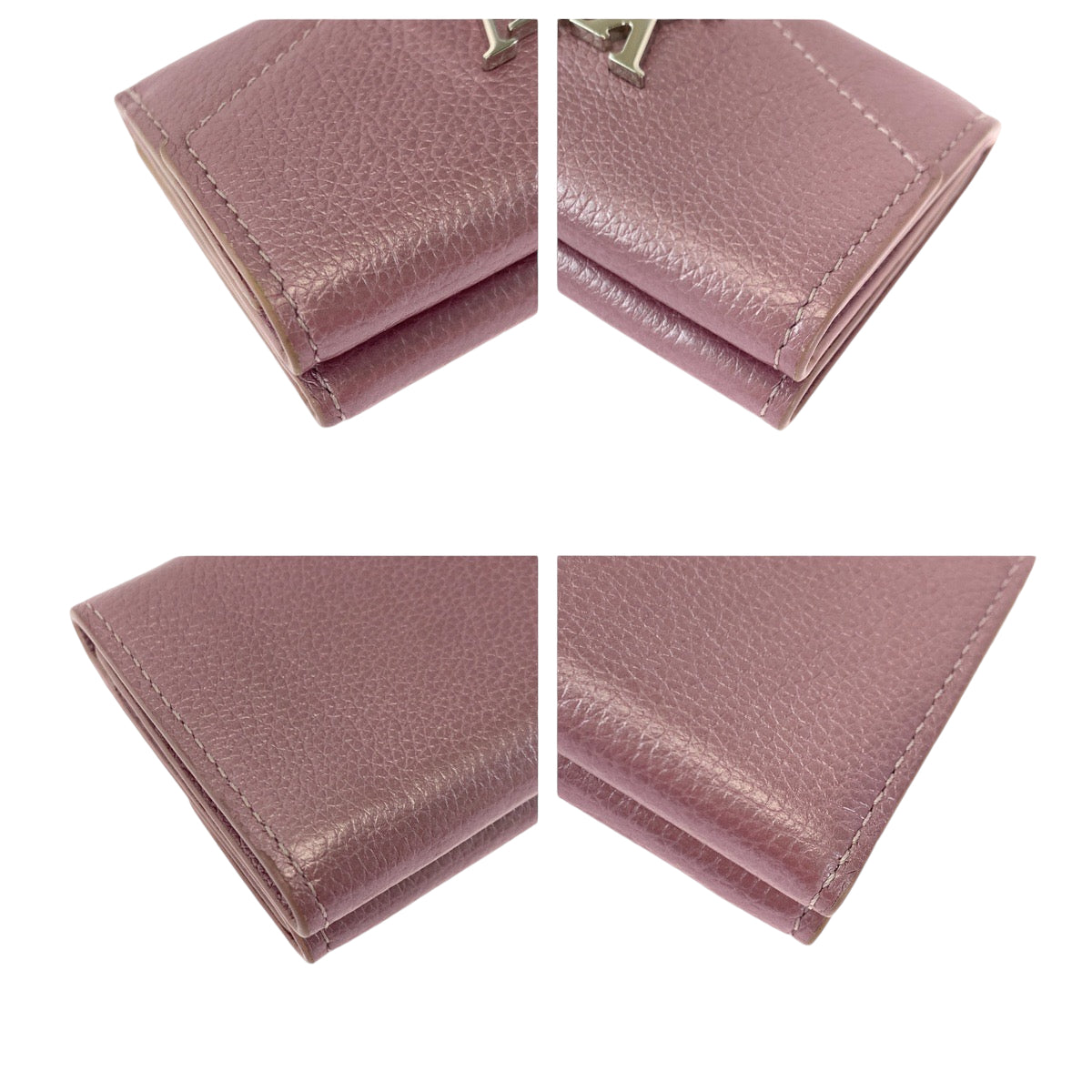 12779
LOUIS VUITTON ルイヴィトン ポルトフォイユ ロック ミニ クリスタルローズ ピンク シルバー金具 カーフ M69813 折財布 コンパクトウォレット  レディース