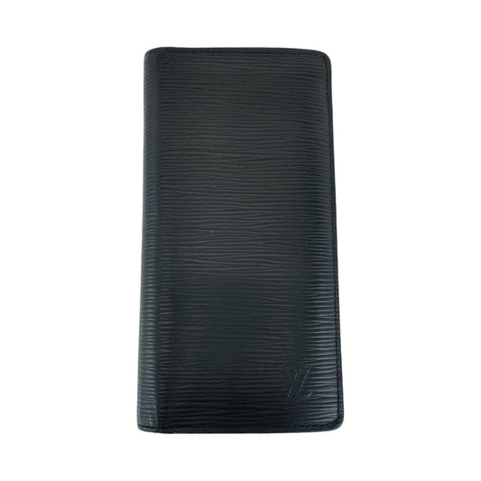 15875
LOUIS VUITTON ルイヴィトン エピ ポルトフォイユ ブラザ ノワール シルバー金具 エピレザー M60622 長財布 ロングウォレット  メンズ