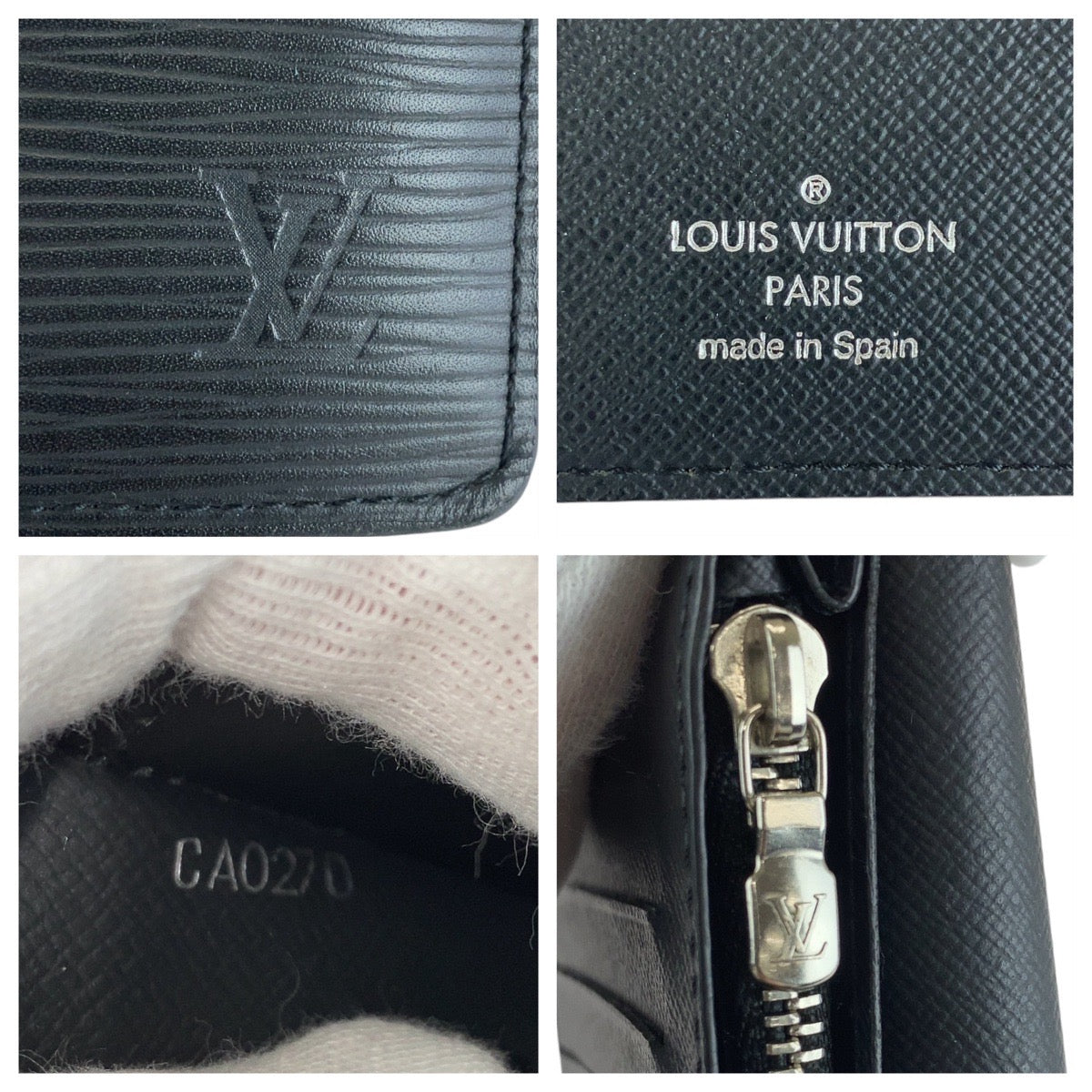 15875
LOUIS VUITTON ルイヴィトン エピ ポルトフォイユ ブラザ ノワール シルバー金具 エピレザー M60622 長財布 ロングウォレット  メンズ