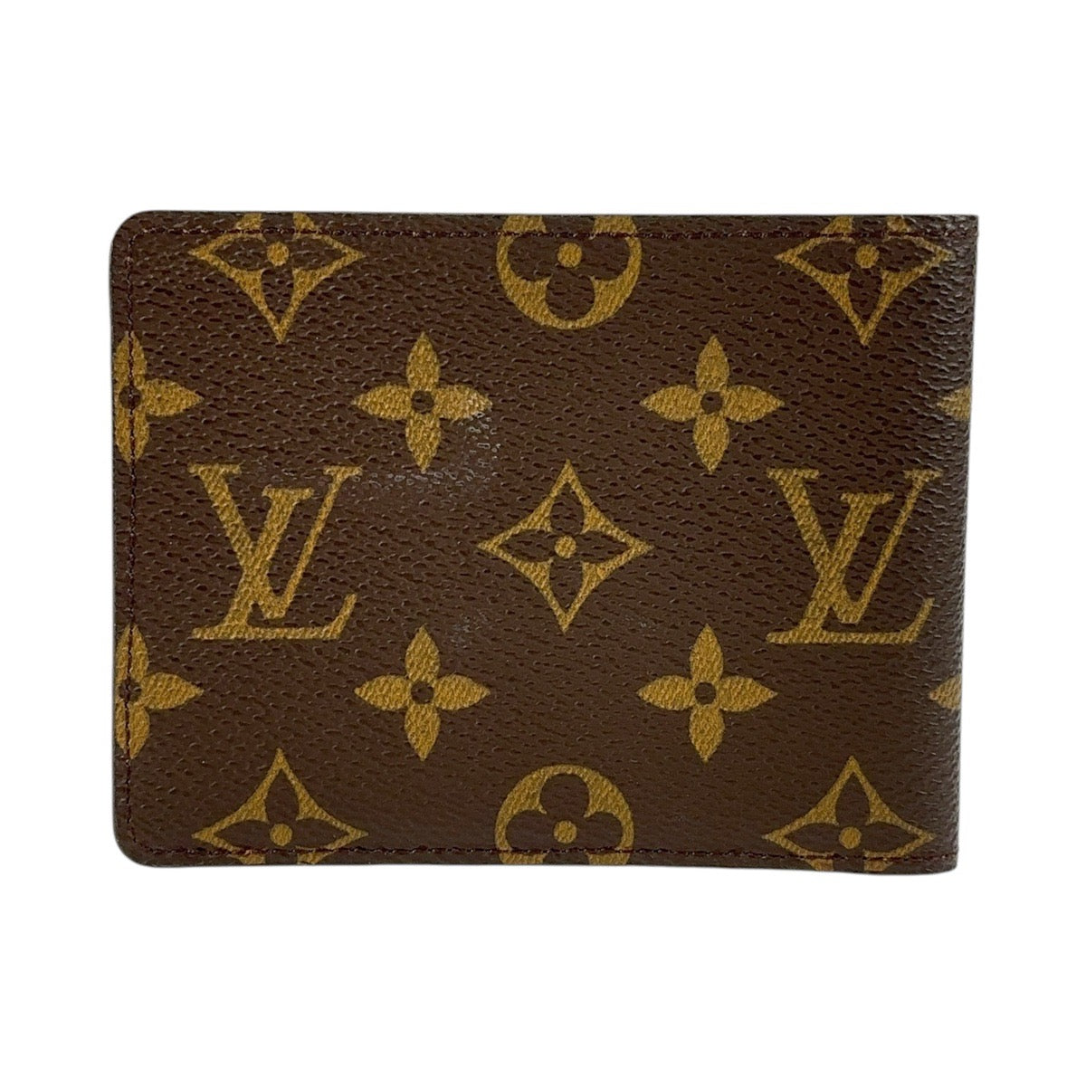 13455
LOUIS VUITTON ルイヴィトン モノグラム ポルトフォイユ ミュルティプル ブラウン PVC M60895 折財布 札入れ コンパクトウォレット  メンズ