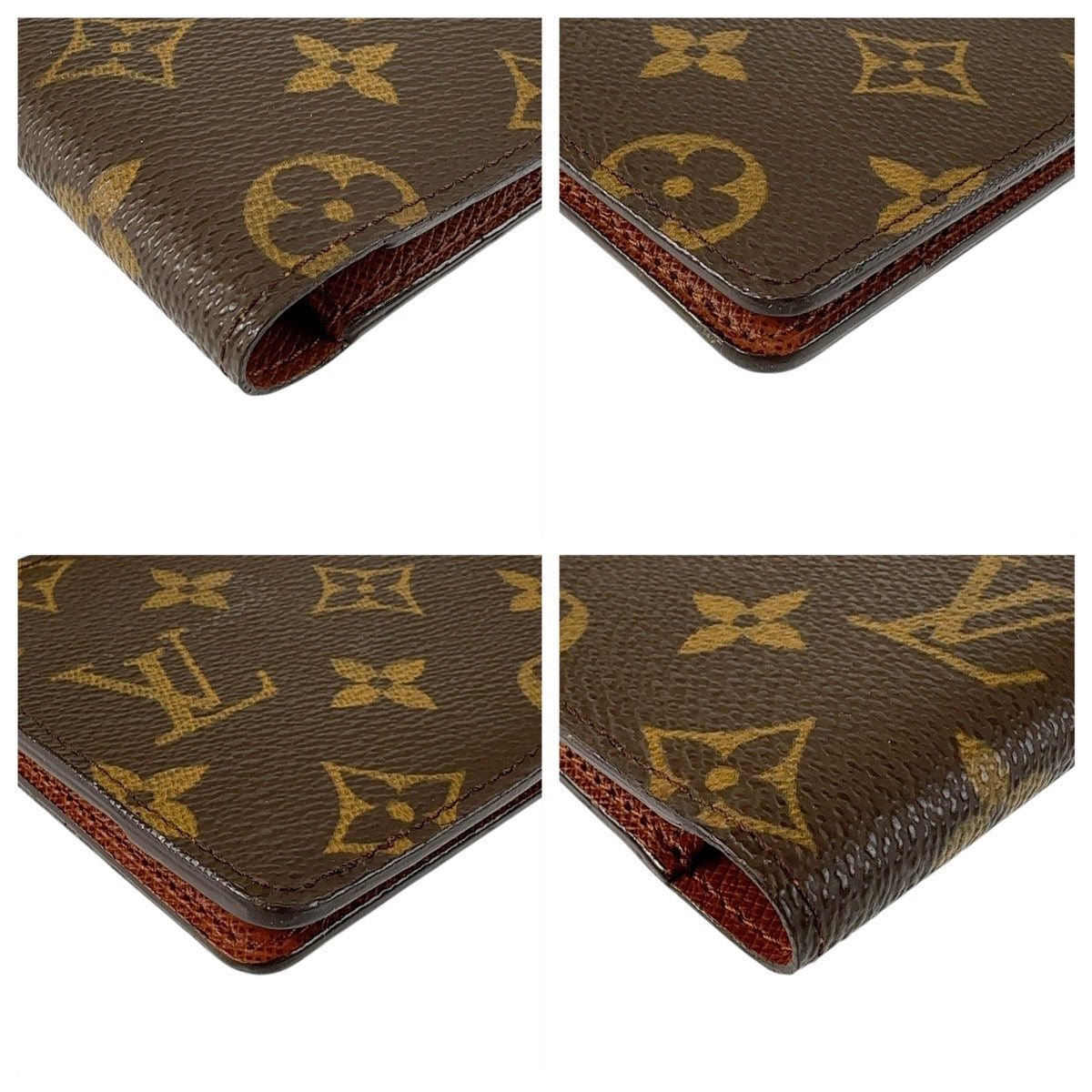 13455
LOUIS VUITTON ルイヴィトン モノグラム ポルトフォイユ ミュルティプル ブラウン PVC M60895 折財布 札入れ コンパクトウォレット  メンズ