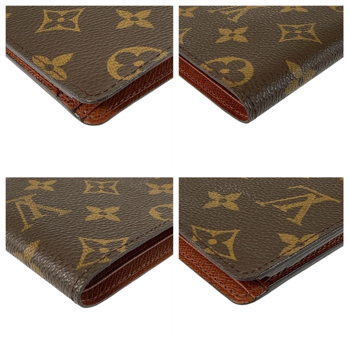 13455
LOUIS VUITTON ルイヴィトン モノグラム ポルトフォイユ ミュルティプル ブラウン PVC M60895 折財布 札入れ コンパクトウォレット  メンズ