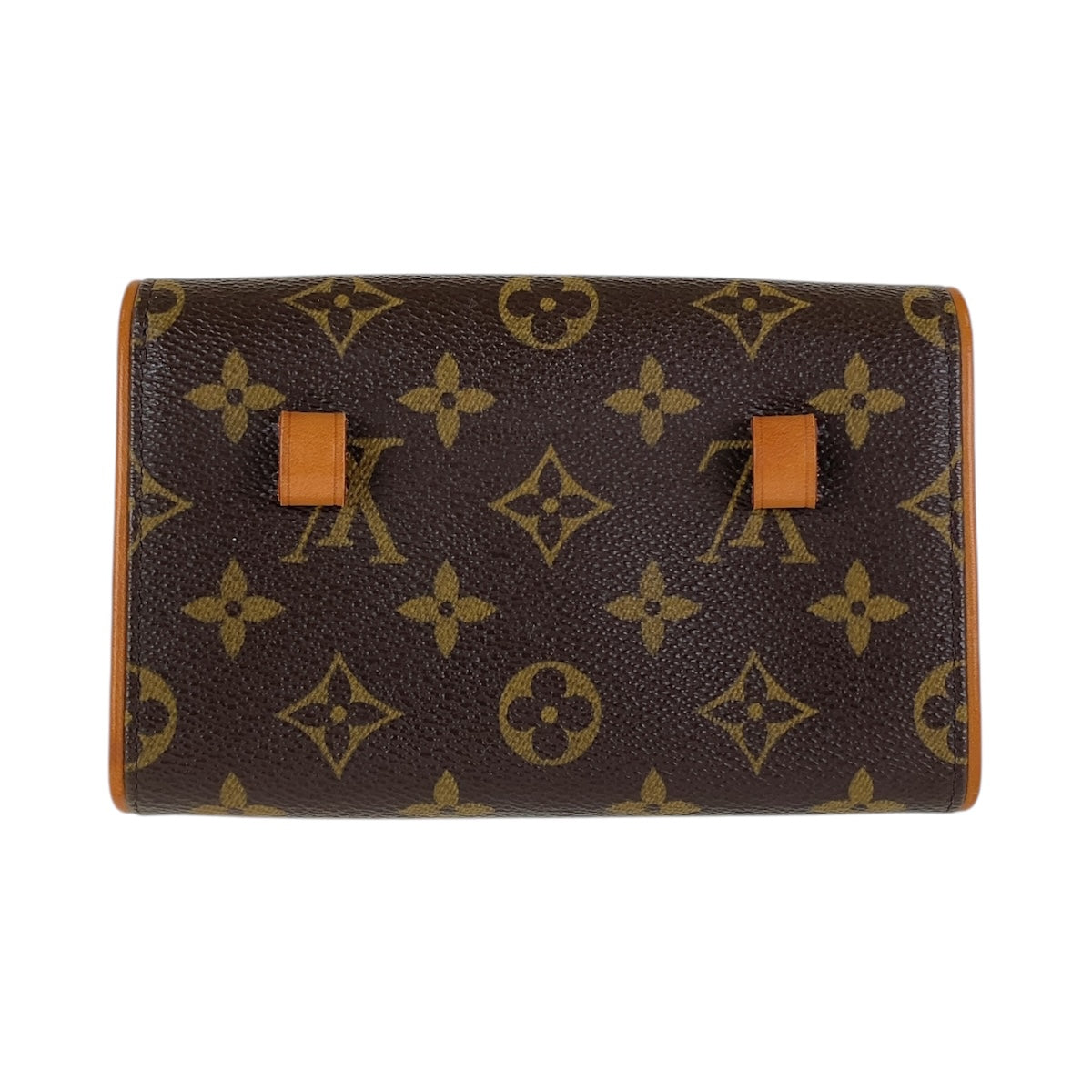 13460
LOUIS VUITTON ルイヴィトン モノグラム ポシェット フロランティーヌ ブラウン ゴールド金具 PVC / レザー / スウェード M51855 ウエストバッグ クラッチバッグ ポシェット  レディース