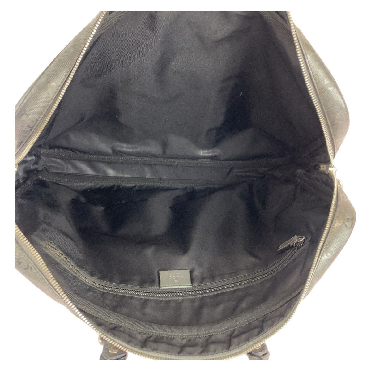 14084
GUCCI グッチ GGインプリメ グレー シルバー金具 PVC / レザー 208463 ビジネスバッグ ブリーフケース  メンズ