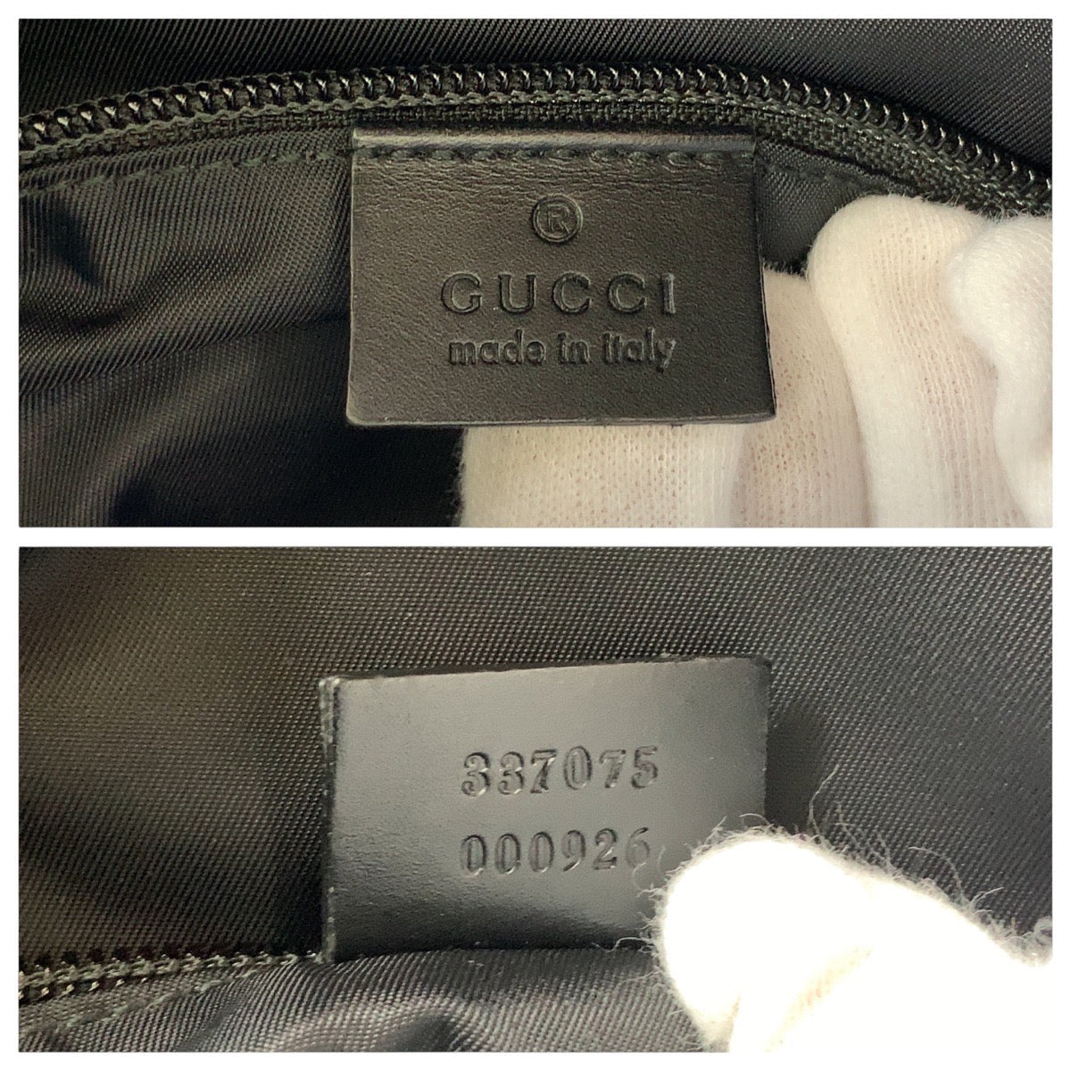 13462
GUCCI グッチ シェリーライン ブラック 黒 シルバー金具 キャンバス / レザー 337075 リュック・デイパック バックパック 男女兼用  レディース
