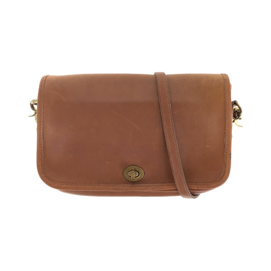 14087
COACH コーチ ヴィンテージ オールドコーチ ブラウン ゴールド金具 レザー 0295 117 ショルダーバッグ ポシェット  レディース