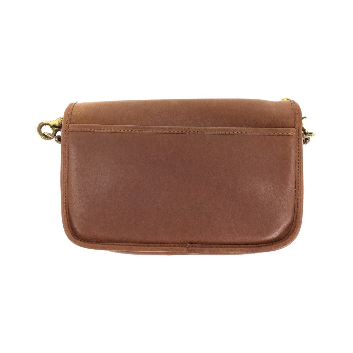 14087
COACH コーチ ヴィンテージ オールドコーチ ブラウン ゴールド金具 レザー 0295 117 ショルダーバッグ ポシェット  レディース