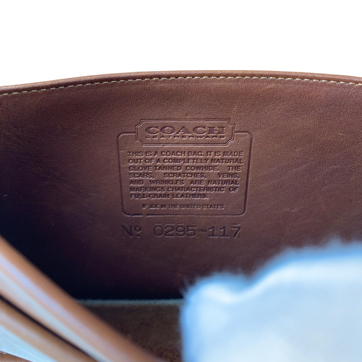14087
COACH コーチ ヴィンテージ オールドコーチ ブラウン ゴールド金具 レザー 0295 117 ショルダーバッグ ポシェット  レディース