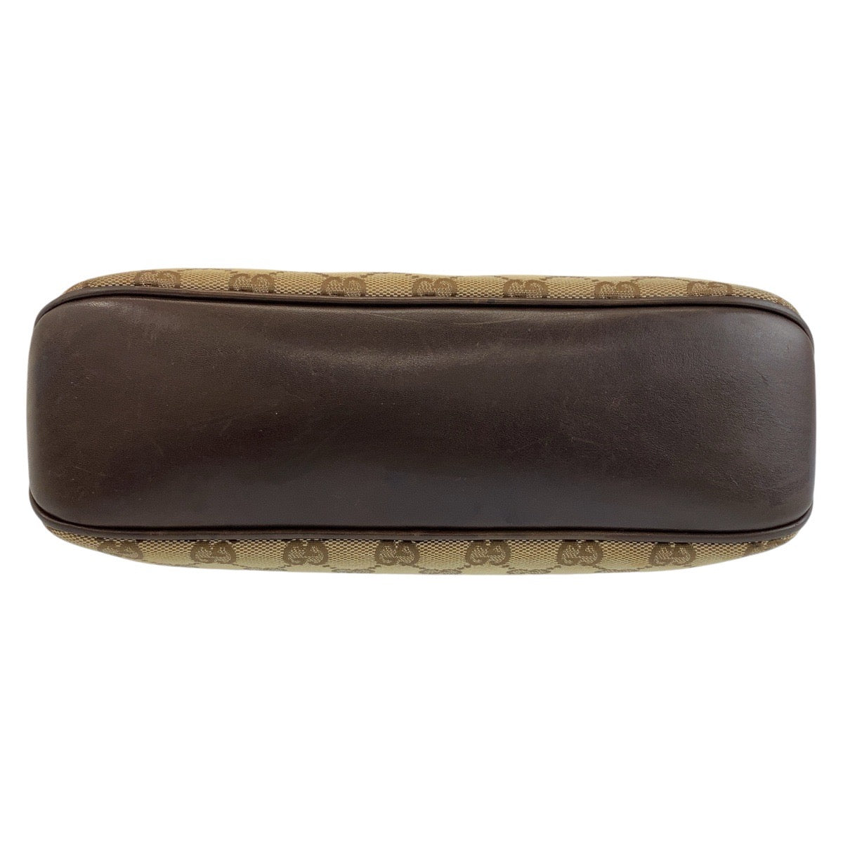 13467
GUCCI グッチ ブラウン ベージュ ゴールド金具 GGキャンバス / レザー 109097 斜め掛け ショルダーバッグ メッセンジャーバッグ  レディース