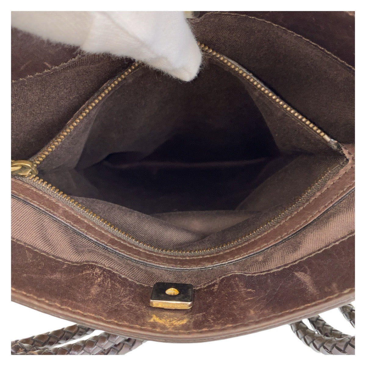 13467
GUCCI グッチ ブラウン ベージュ ゴールド金具 GGキャンバス / レザー 109097 斜め掛け ショルダーバッグ メッセンジャーバッグ  レディース