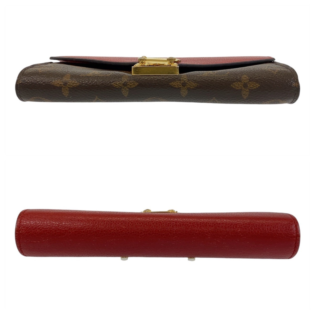 13468
LOUIS VUITTON ルイヴィトン モノグラム ポルトフォイユ パラス レッド  ゴールド金具 PVC / レザー M58414 長財布 ロングウォレット  レディース