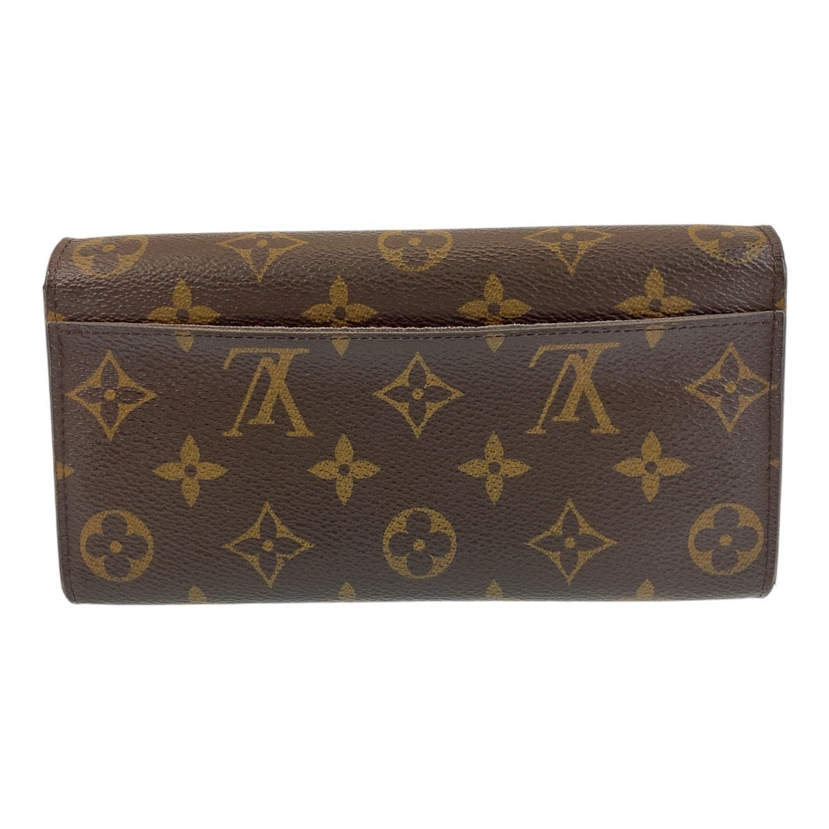 LOUIS VUITTON ルイヴィトン モノグラム ポルトフォイユ サラ ブラウン ゴールド金具 PVC M62234 長財布 ロングウォレット  レディース