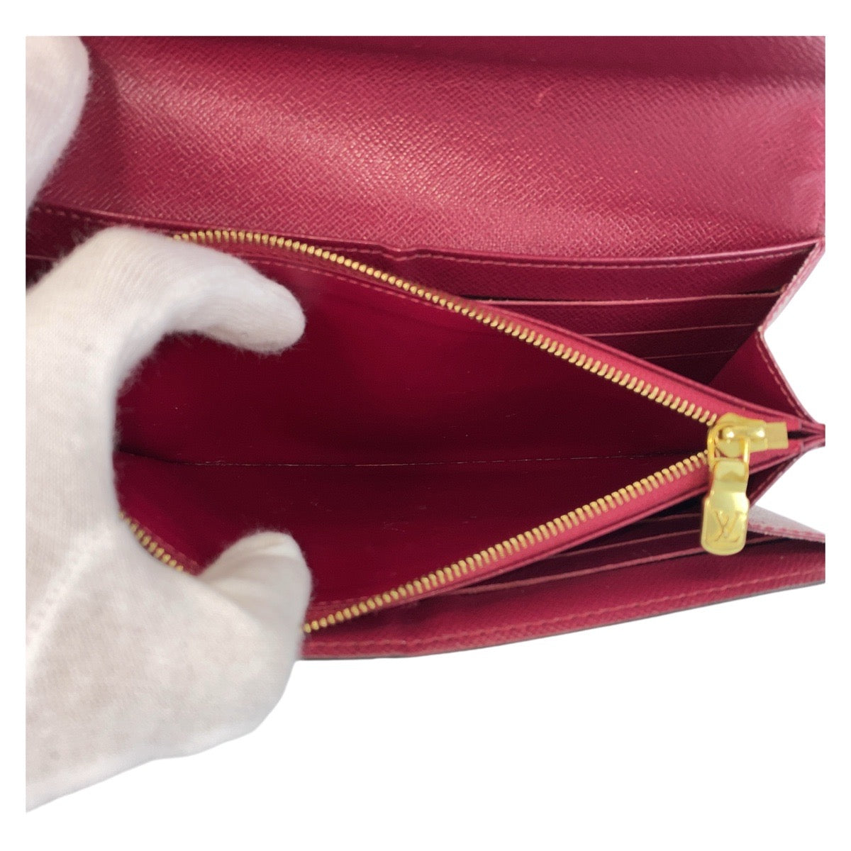 LOUIS VUITTON ルイヴィトン モノグラム ポルトフォイユ サラ ブラウン ゴールド金具 PVC M62234 長財布 ロングウォレット  レディース
