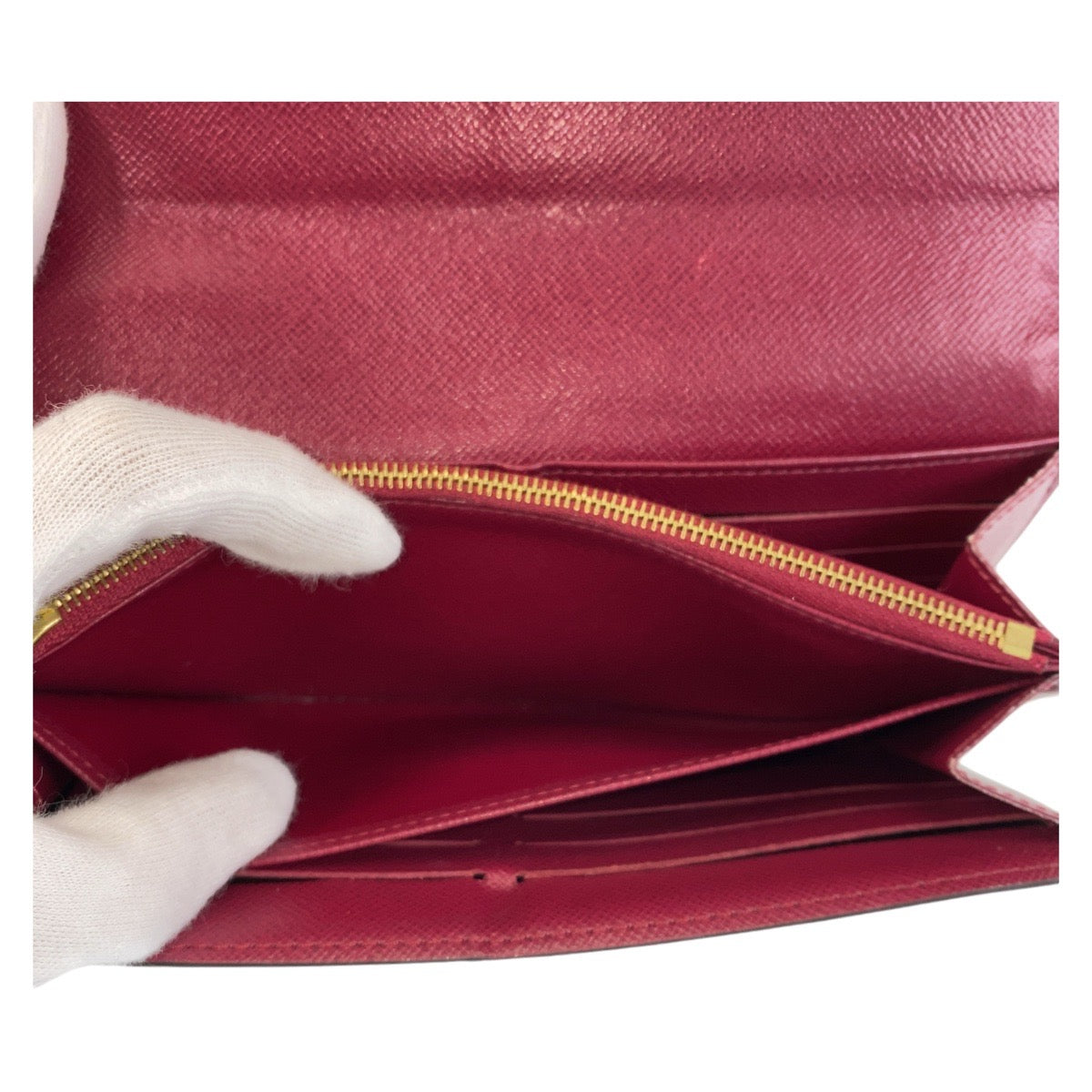 LOUIS VUITTON ルイヴィトン モノグラム ポルトフォイユ サラ ブラウン ゴールド金具 PVC M62234 長財布 ロングウォレット  レディース
