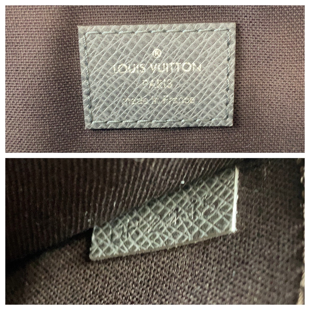 13478
LOUIS VUITTON ルイヴィトン タイガ グリゴリ グラシエ グレー シルバー金具 タイガ M30237 ショルダーバッグ メッセンジャーバッグ  レディース