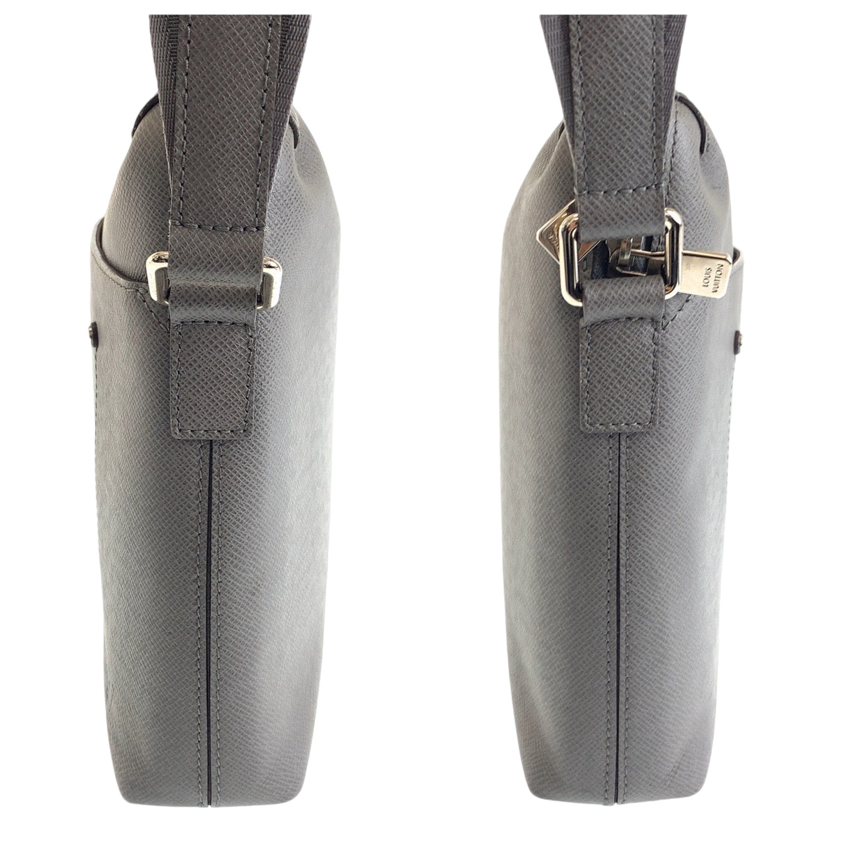 13478
LOUIS VUITTON ルイヴィトン タイガ グリゴリ グラシエ グレー シルバー金具 タイガ M30237 ショルダーバッグ メッセンジャーバッグ  レディース