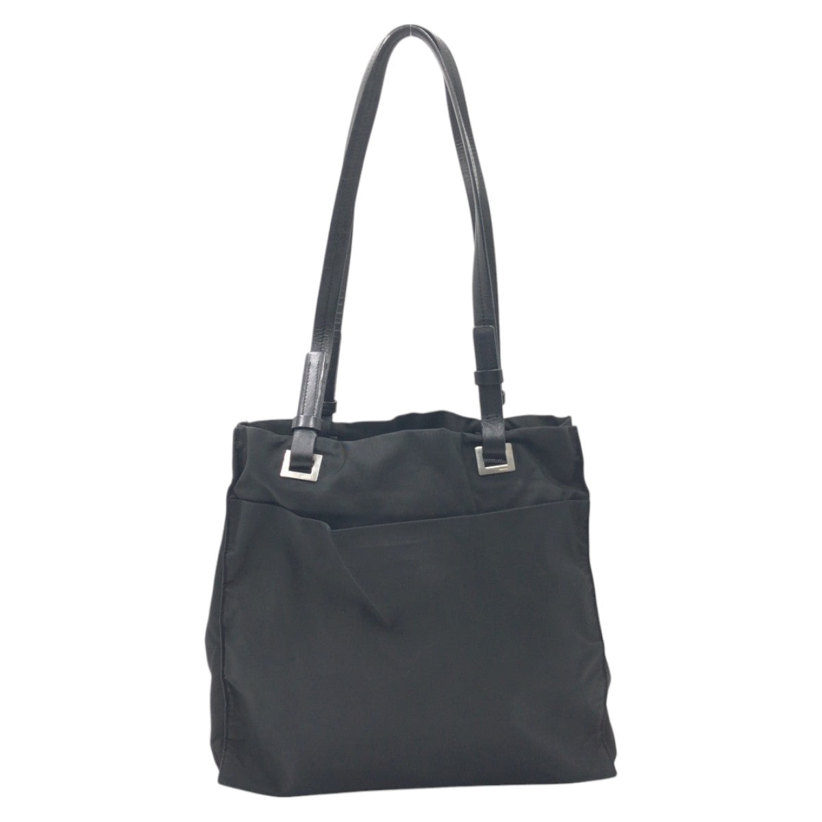 PRADA プラダ テスート 三角ロゴ ブラック 黒 ナイロン トートバッグ 男女兼用  レディース AB30