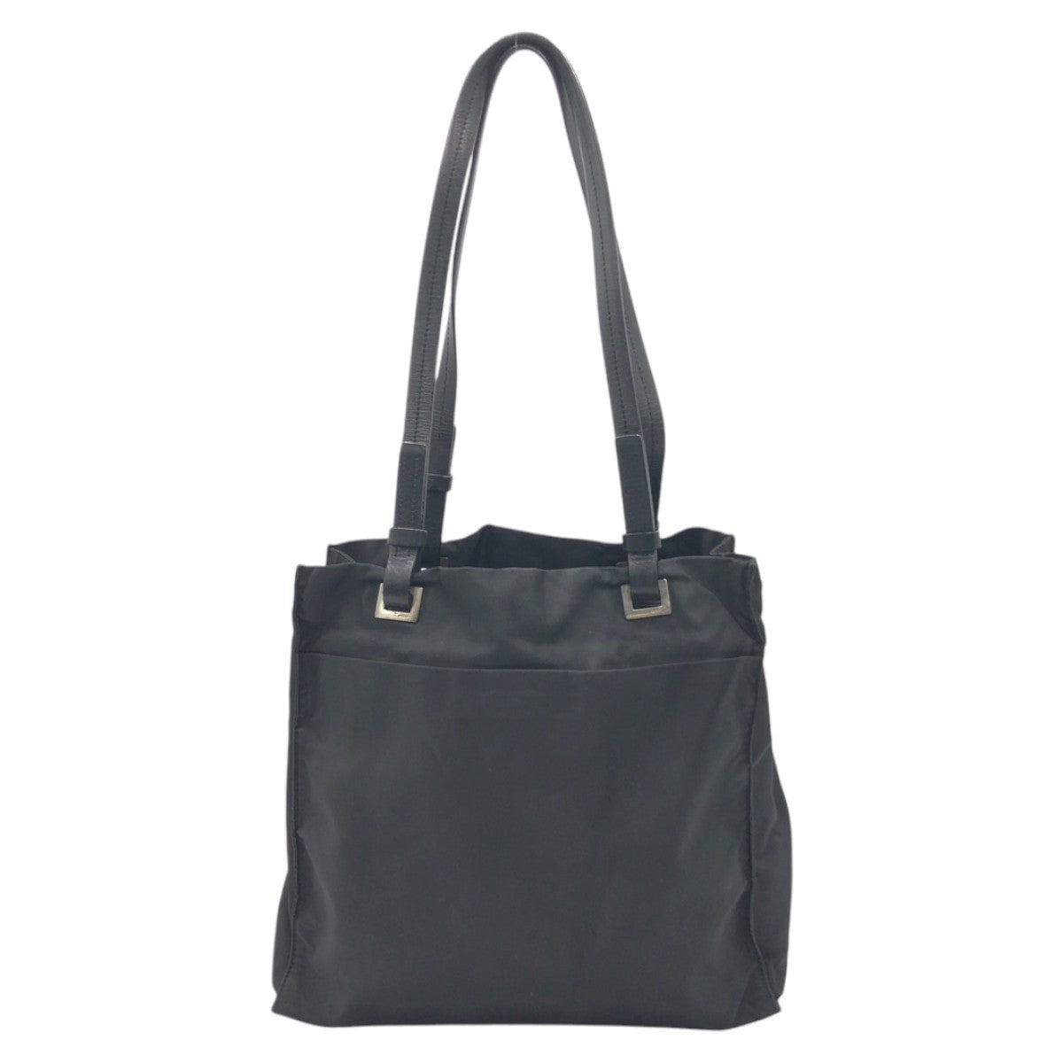 PRADA プラダ テスート 三角ロゴ ブラック 黒 ナイロン トートバッグ 男女兼用  レディース AB30