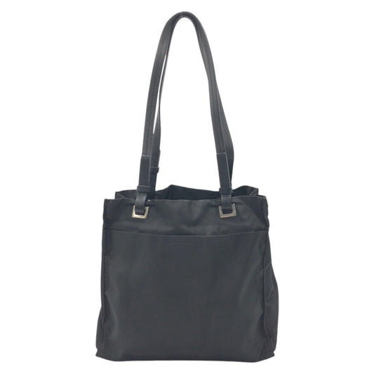 PRADA プラダ テスート 三角ロゴ ブラック 黒 ナイロン トートバッグ 男女兼用  レディース AB30