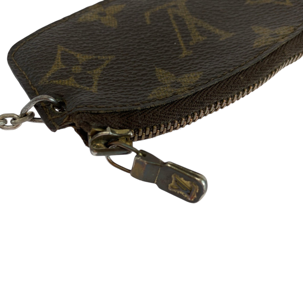 13483
LOUIS VUITTON ルイヴィトン モノグラム エテュイ クレピア ブラウン ゴールド金具 PVC M62690 コインケース 小銭入れ  レディース