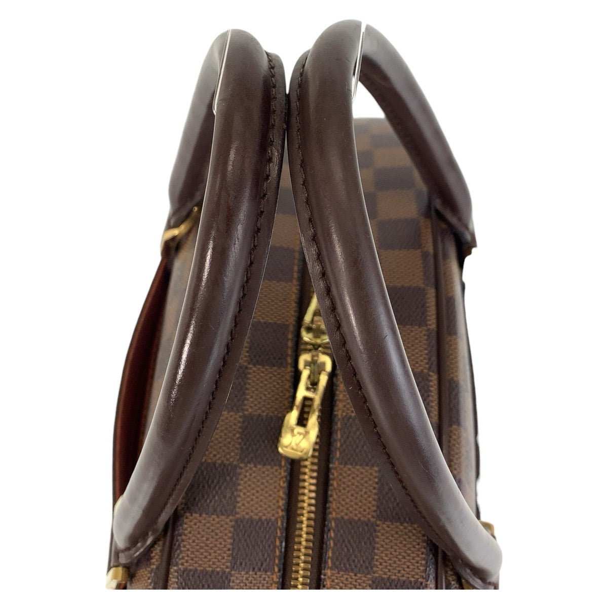 13485
LOUIS VUITTON ルイヴィトン ダミエ ノリータ ブラウン ゴールド金具 PVC N41455 ハンドバッグ ボストンバッグ  レディース