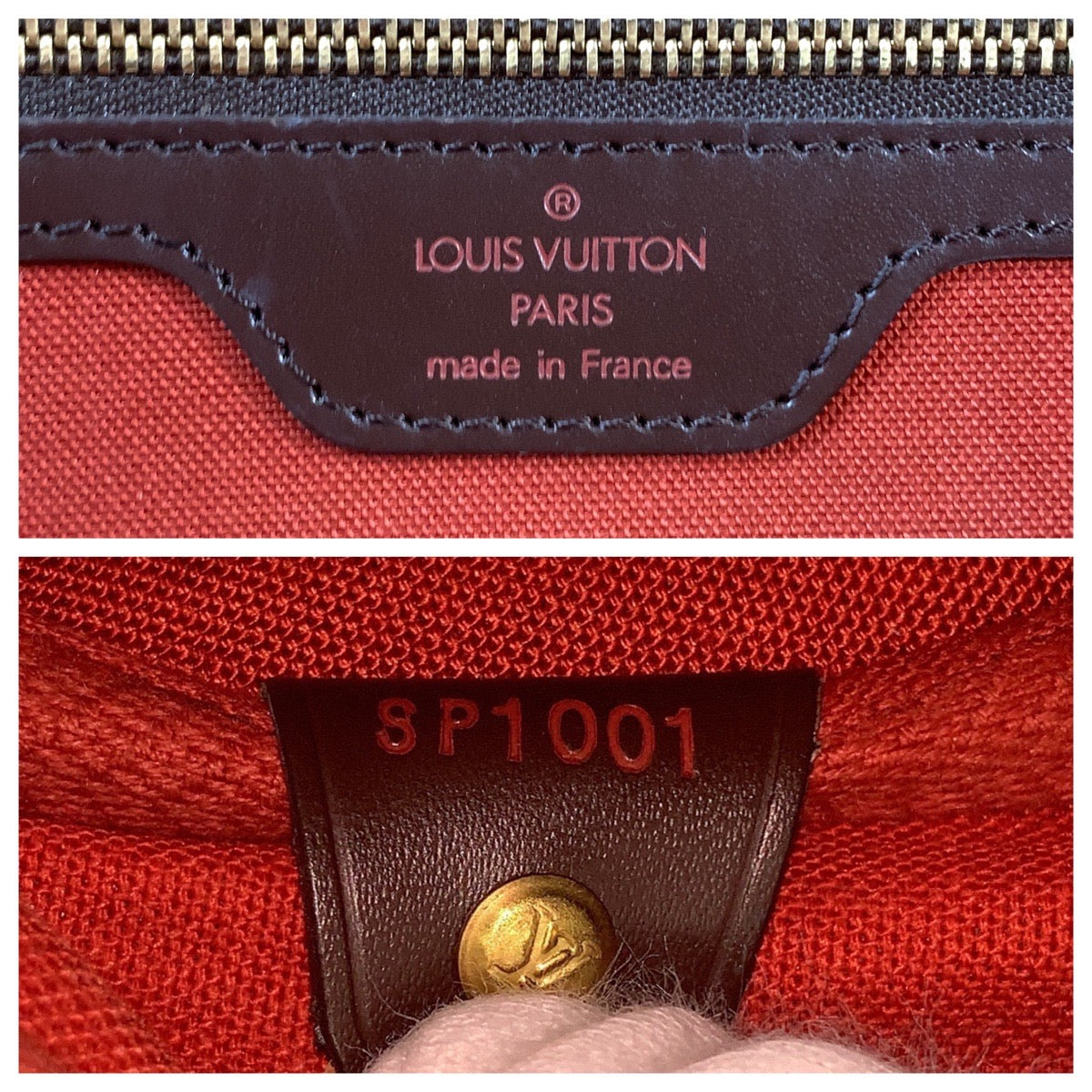 13485
LOUIS VUITTON ルイヴィトン ダミエ ノリータ ブラウン ゴールド金具 PVC N41455 ハンドバッグ ボストンバッグ  レディース