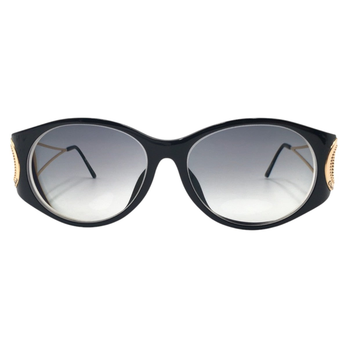 13489
Dior ディオール ヴィンテージ ブラック ゴールド プラスチック / メタル 2661A サングラス バタフライ  レディース