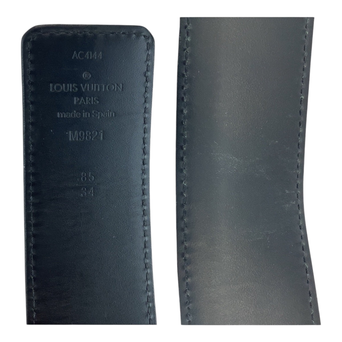 13491
LOUIS VUITTON ルイヴィトン モノグラム サンチュール 85/34 ブラウン ゴールド金具 PVC / レザー M9821 ベルト リバーシブル  メンズ