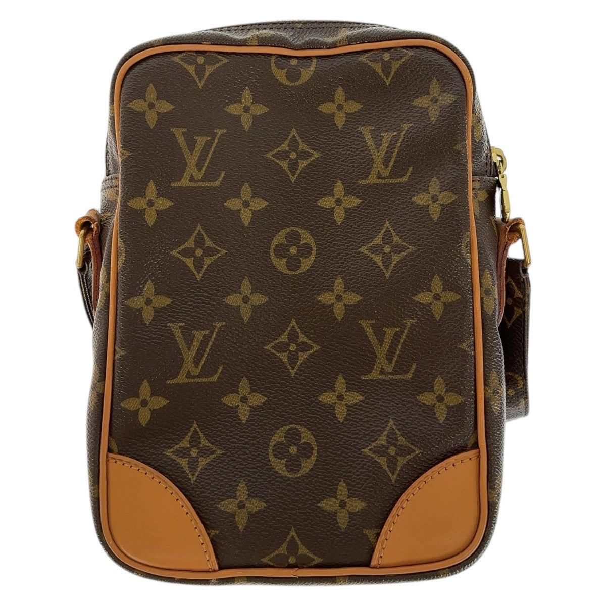LOUIS VUITTON ルイヴィトン モノグラム アマゾン ブラウン ゴールド金具 PVC / レザー ショルダーバッグ ポシェット  レディース