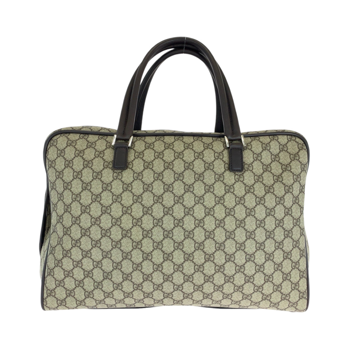 13496
GUCCI グッチ ブラウン シルバー金具 GGスプリームキャンバス 108825 ビジネスバッグ ハンドバッグ  メンズ