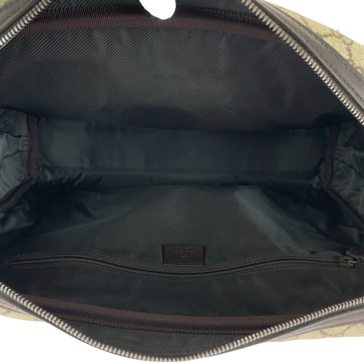 13496
GUCCI グッチ ブラウン シルバー金具 GGスプリームキャンバス 108825 ビジネスバッグ ハンドバッグ  メンズ